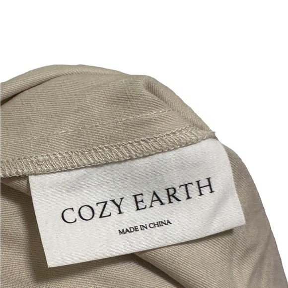 COZY EARTH Coastal Comfort Wrap Tie Tencel Boardwalk Breeze Beige girl Safari - Picture 6 of 15